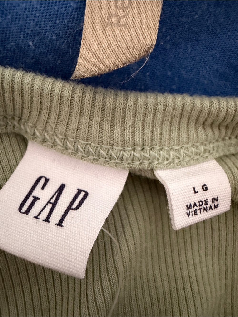 Gap Green Puff Sleeved Top - Picture 3 of 3